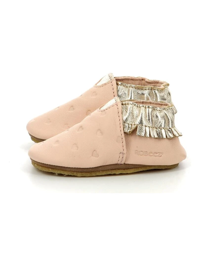 Chaussons Cuir Appaloosa Crp   Rose