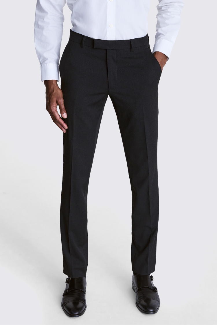 Tailored Fit Grey Stretch Jacket   Buy Online at Moss