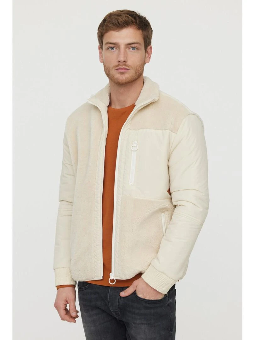 Lee Cooper   T Shirt manches longues coton regular AREO   Marron