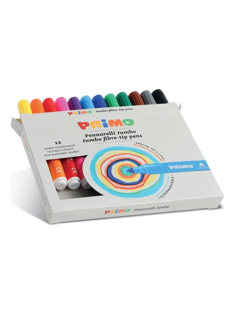 12 gros feutres "jumbo"   N/A