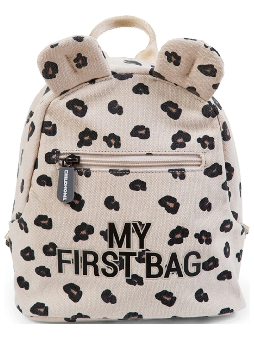 Sac à dos bébé My first bag léopard (24 cm) Beige