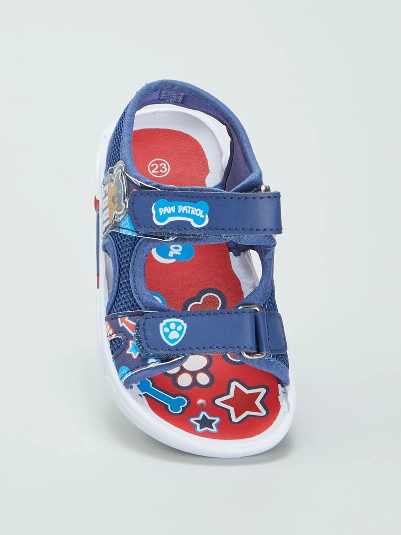 Sandales à scratchs 'Pat 'Patrouille'   bleu