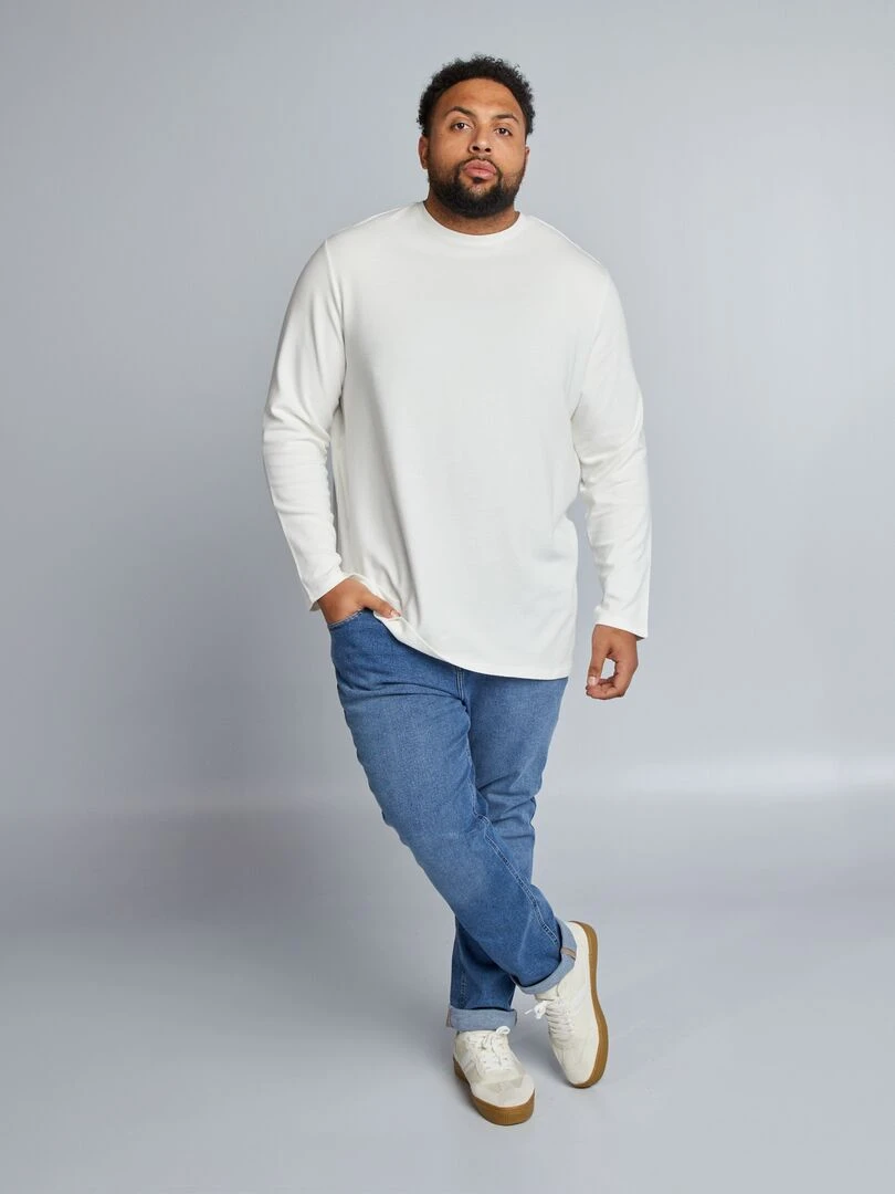 Jean slim à 5 poches Bleu