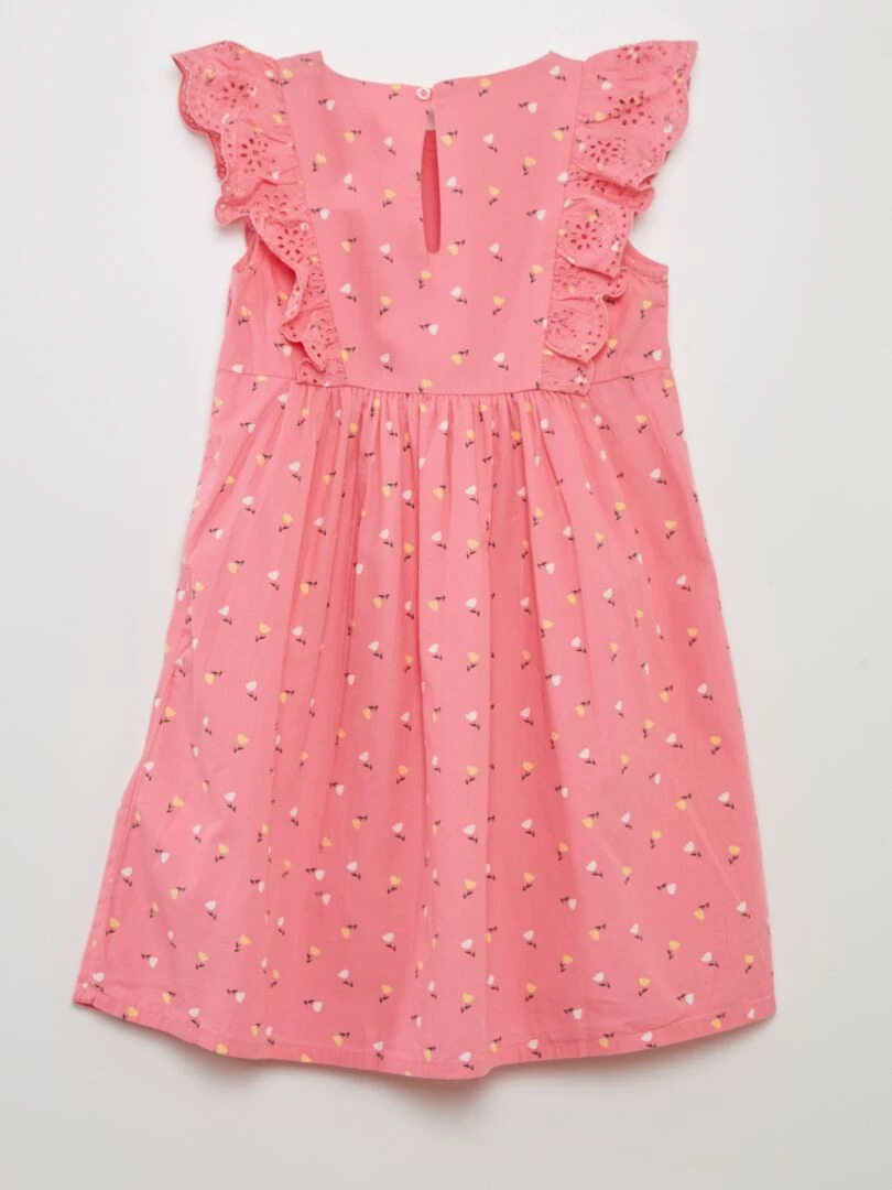 Robe à volants   Rose