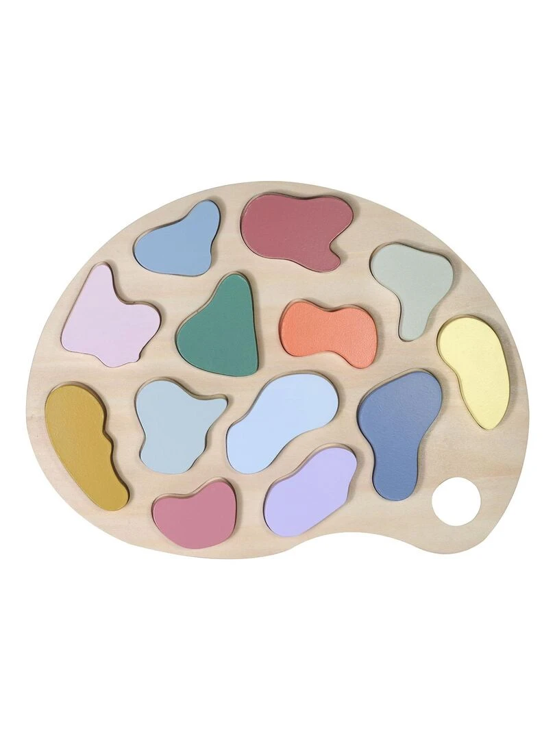Jeu' de'eveil Puzzle à encastrer Couleurs N/A