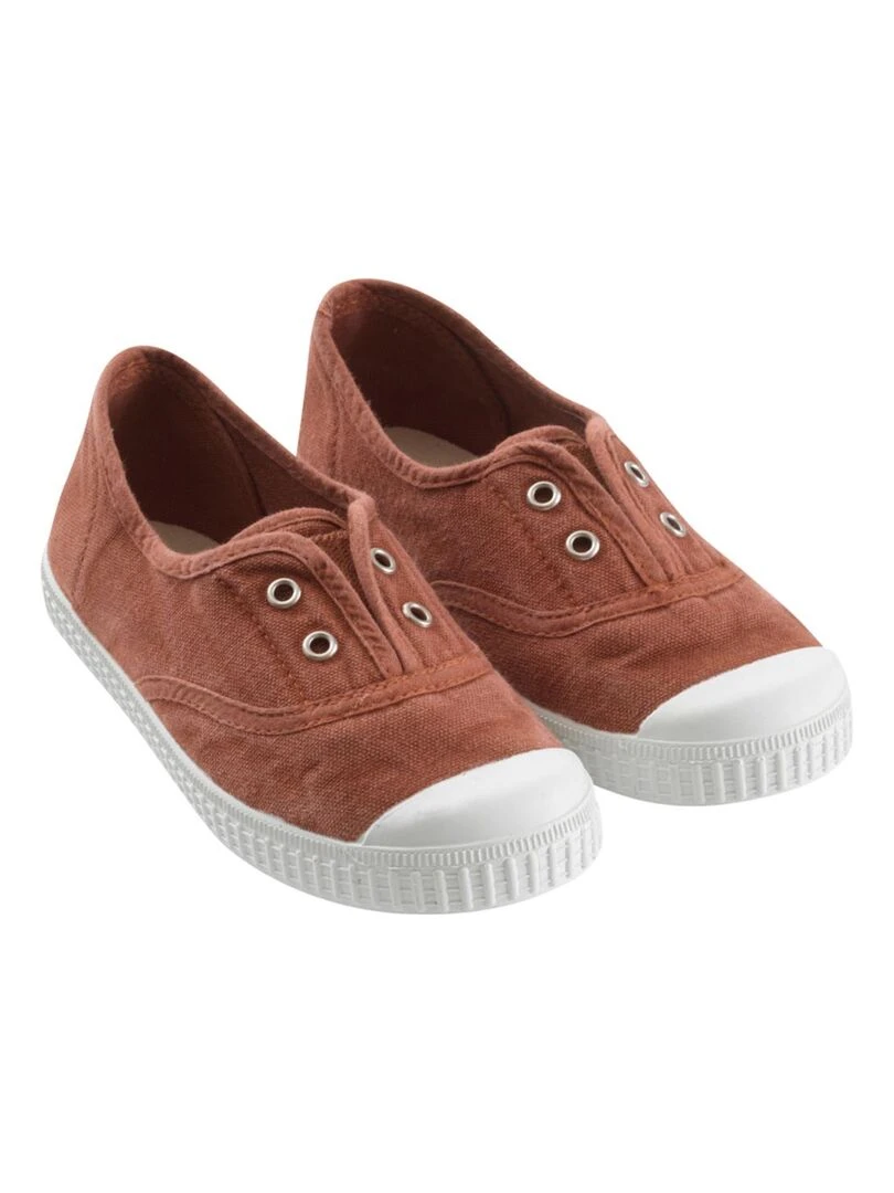 Baskets toile Tiwi marron Marron