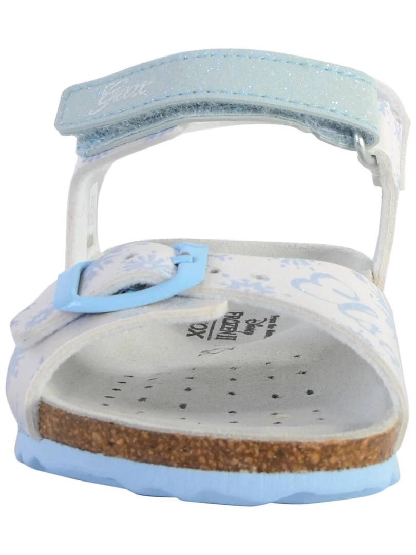 Sandales Cuir Enfant Geox Adriel   Blanc