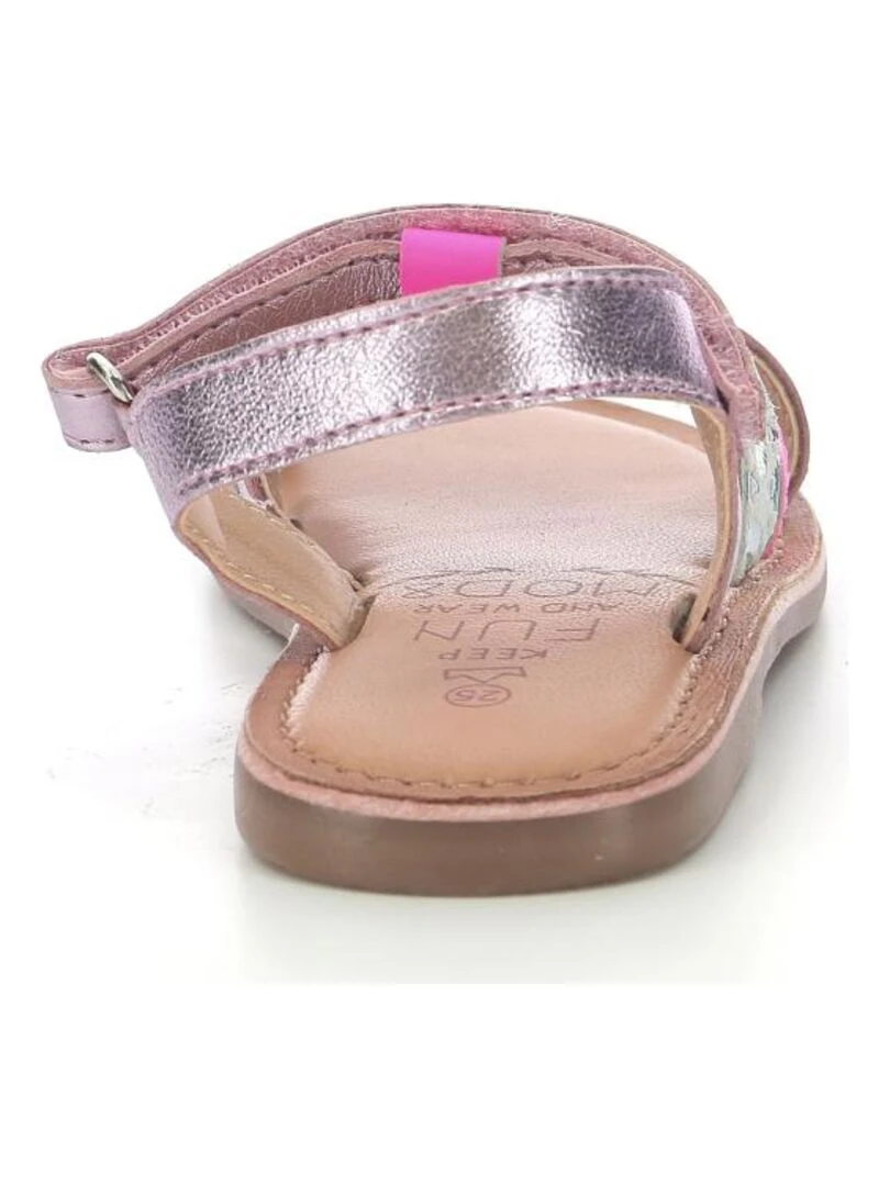 Sandales Cuir Canissa   Violet