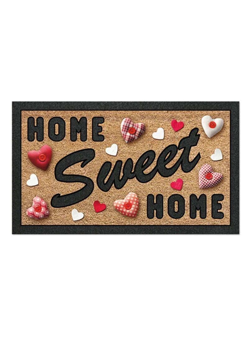 Tapis multi usage Home sweet home Noir