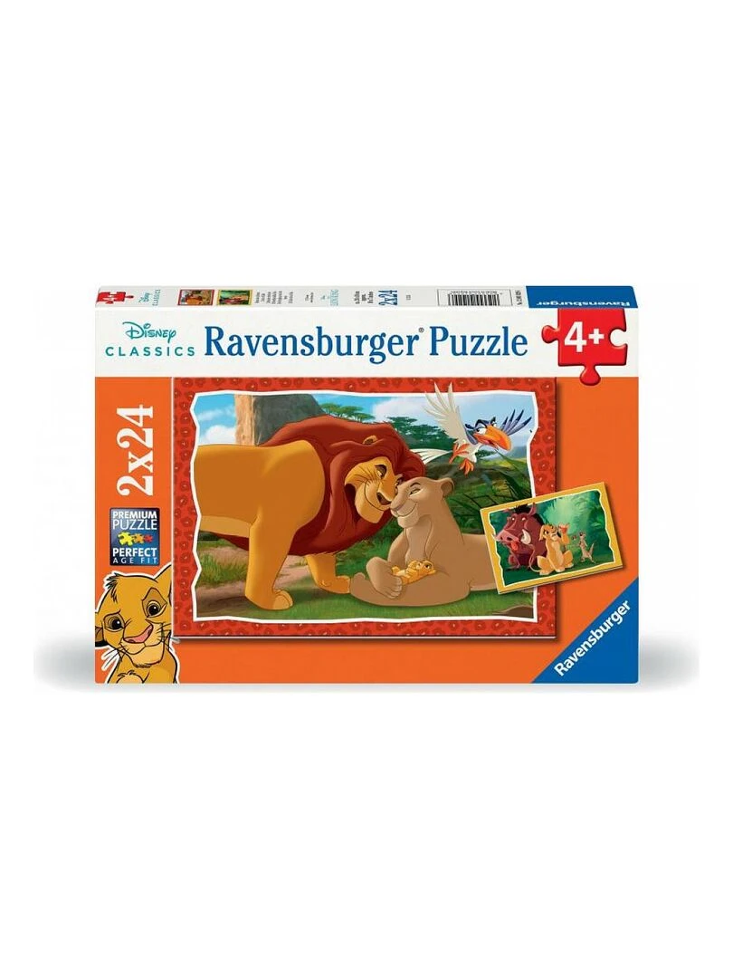 Puzzle le roi lion disney animal friends 2x24p N/A