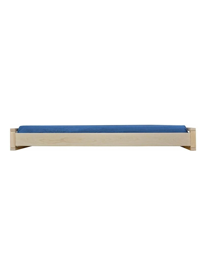 Pack lit empilable avec matelas Poka AKITEN RETAIL Marron