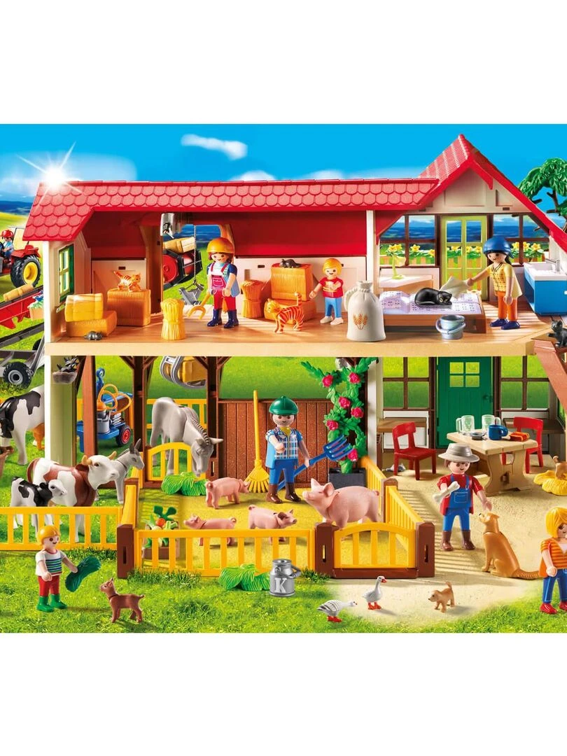 Puzzle 100 pièces : La Ferme : Playmobil N/A