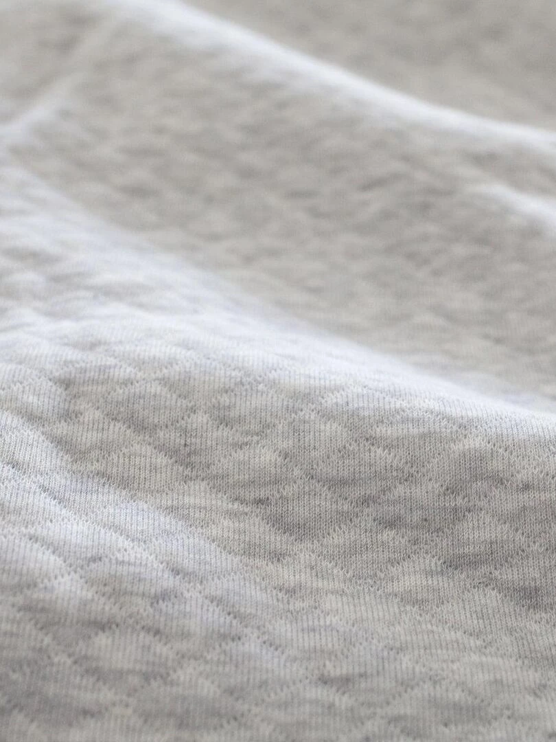 Bemini Gigoteuse jambes séparables Pady quilted jersey Gris chiné
