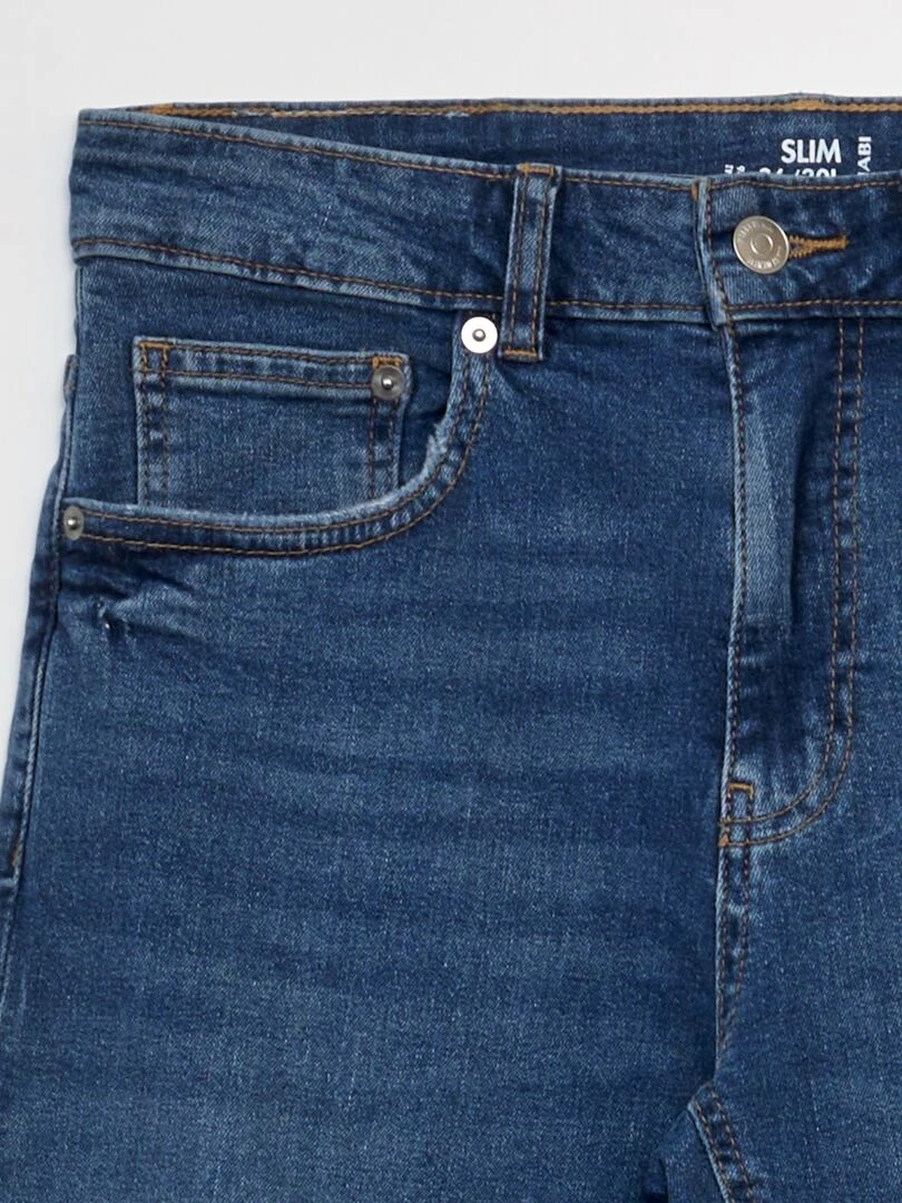 Jean slim   L30   Bleu