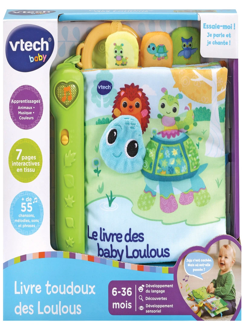 Livre bébé musical Le livre des baby Loulous   N/A