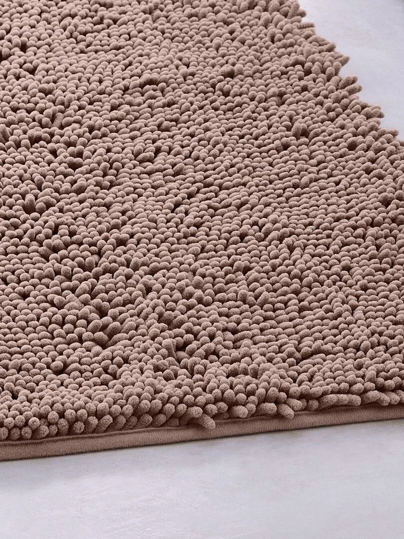 Tapis de bain mèche uni 'ESSENTIAL' 'TODAY'   Rose