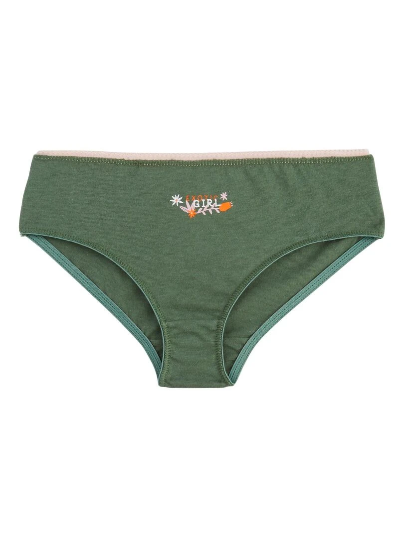 Lot de 3 culottes fille Soraya   Kaki