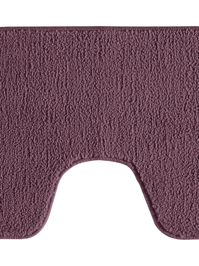 Guy Levasseur   Lot de 2 tapis de bain polyester  50x80cm +  50x40cm violine   Violet