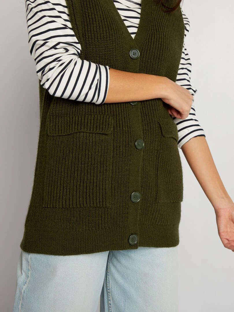 Gilet sans manches   Vert