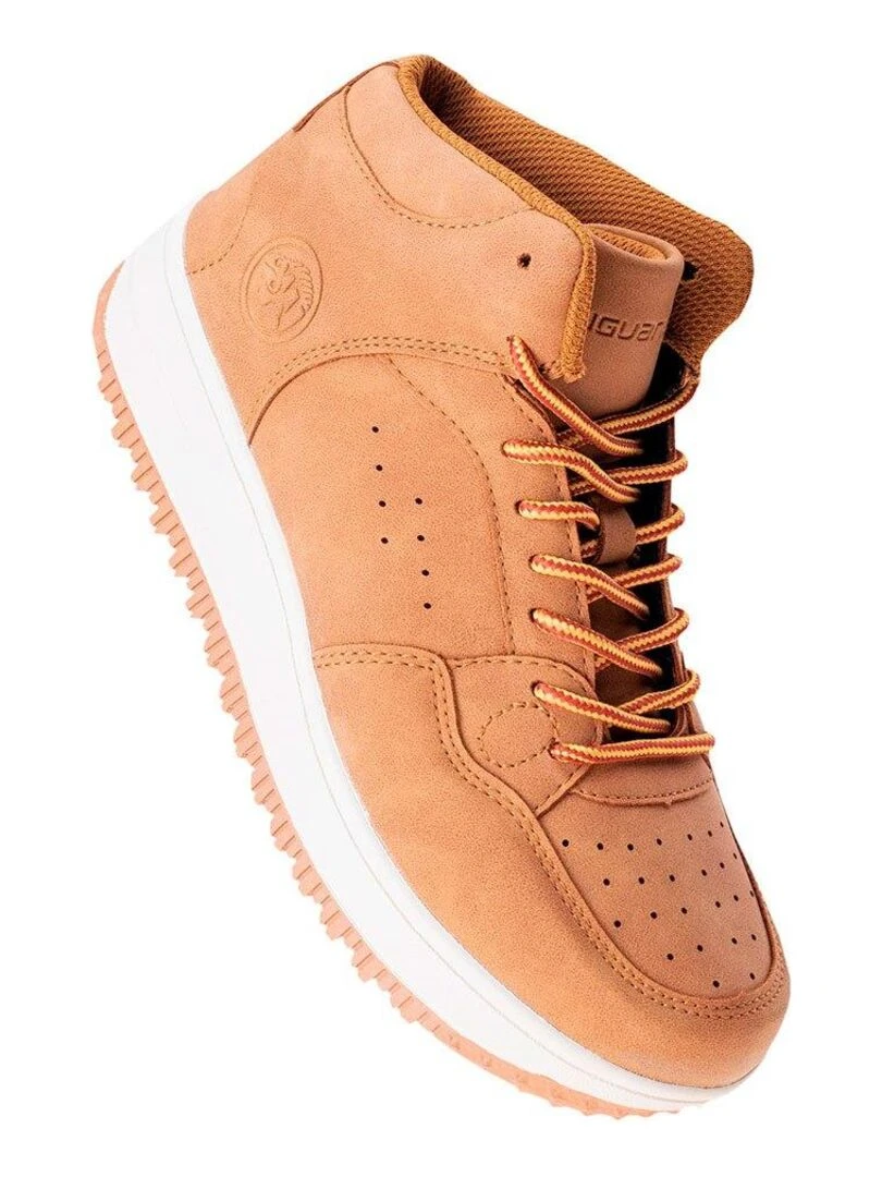 Iguana   Baskets HANSON   Marron tabac