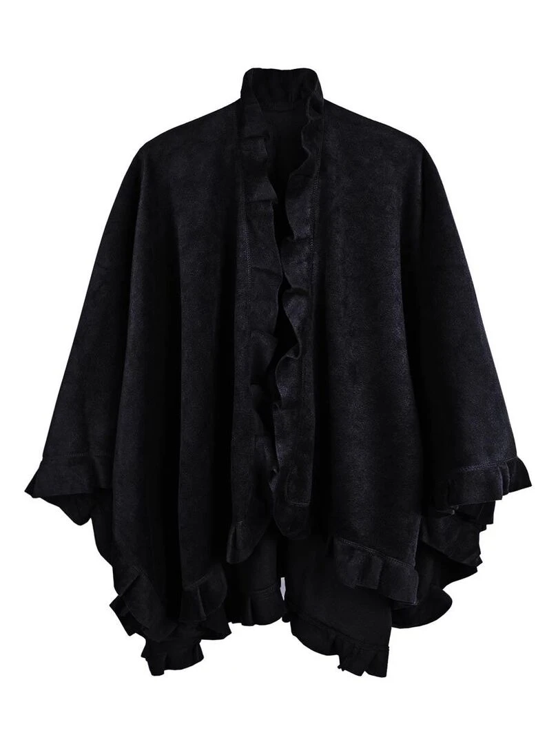 Poncho Polaire Frou Frou Noir