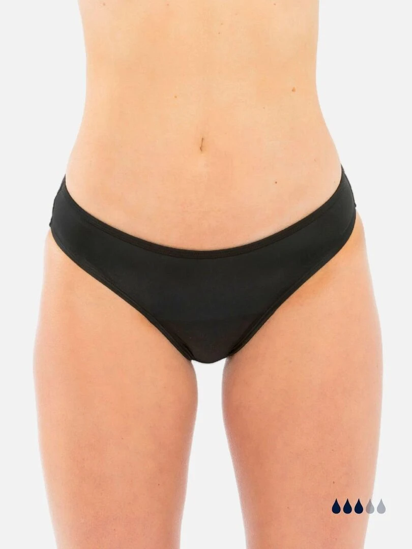 Bas de Maillot de bain Menstruel Flux moyen Eva Noir