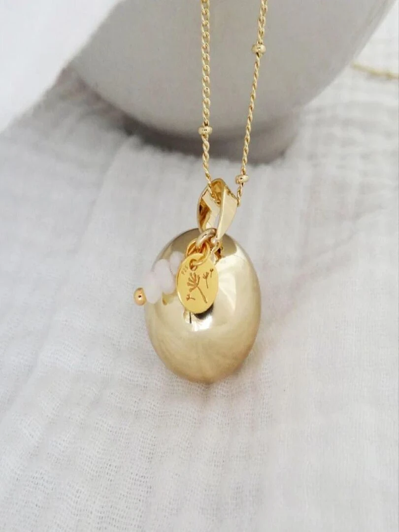 Bola de Grossesse Or Pissenlit Pierre de Lune   Doré/or