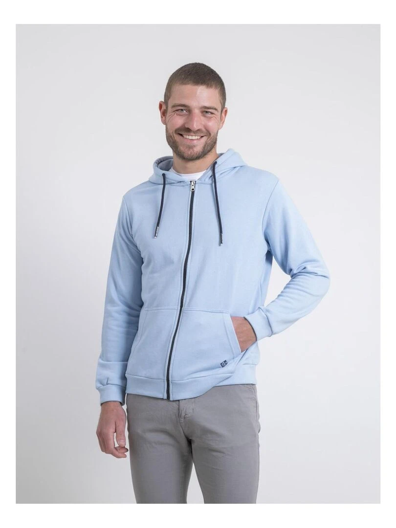 Sweat zippé capuche WAMSAP Vert