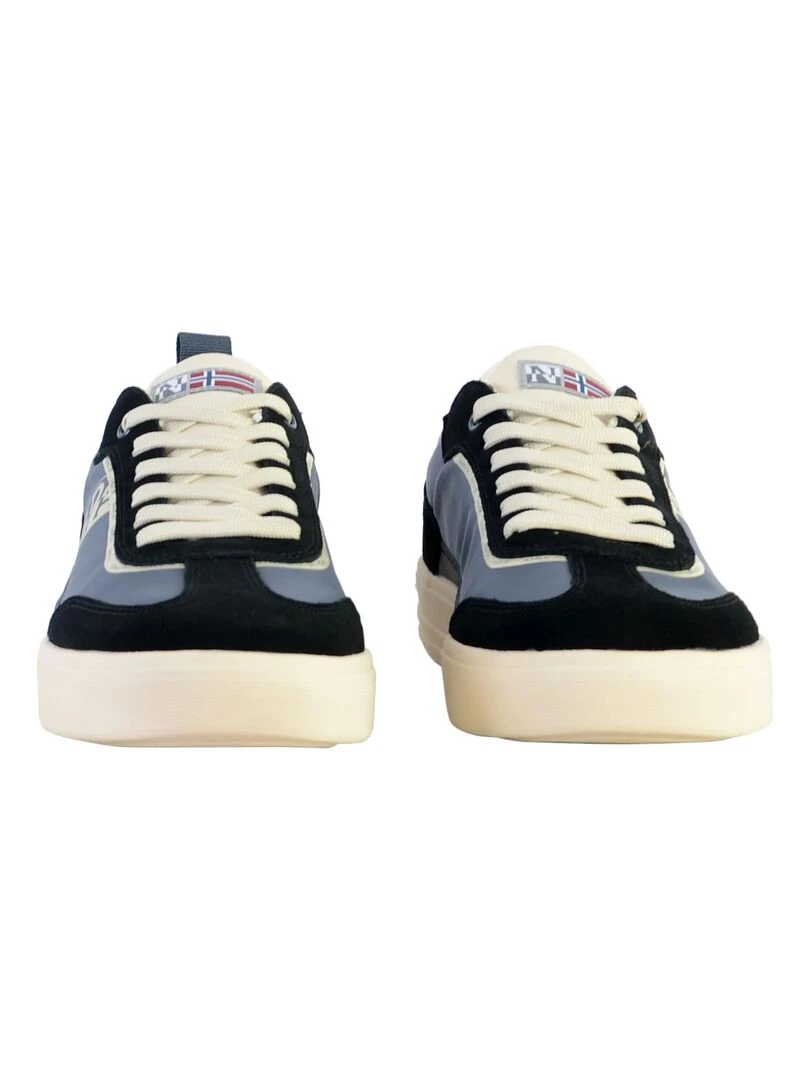 Basket Basse Cuir Napapijri Bark   Noir