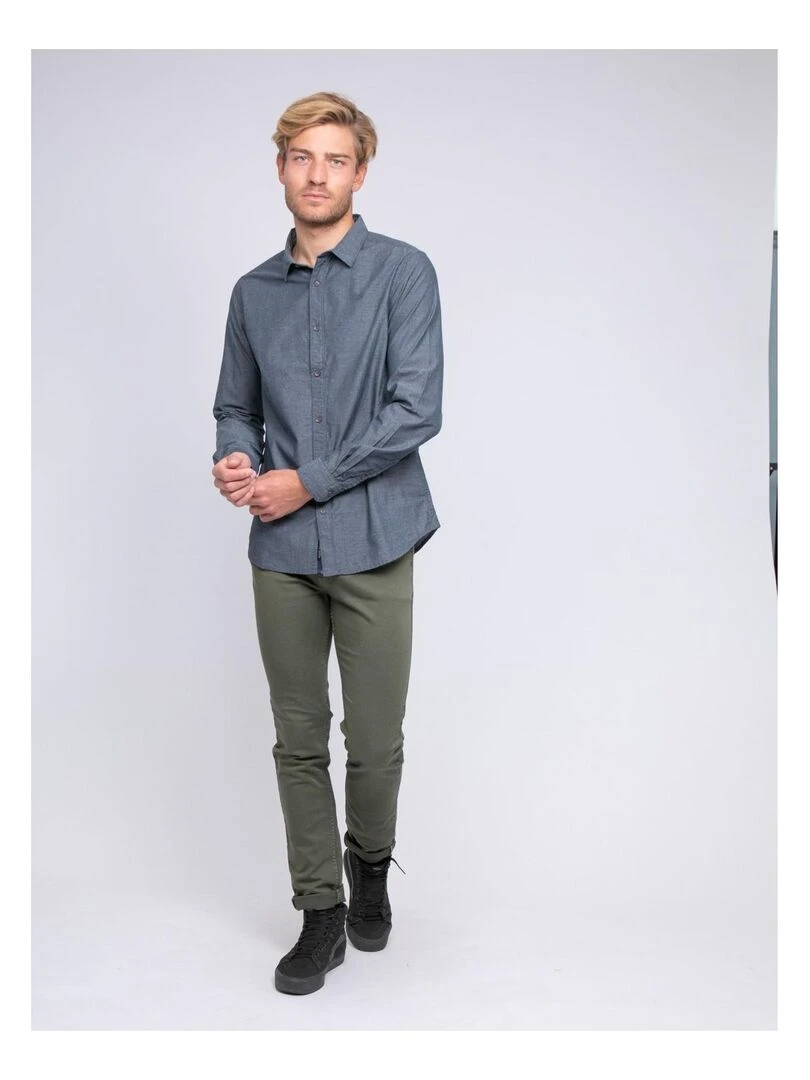 Chemise manches longues TOSCAR   Gris