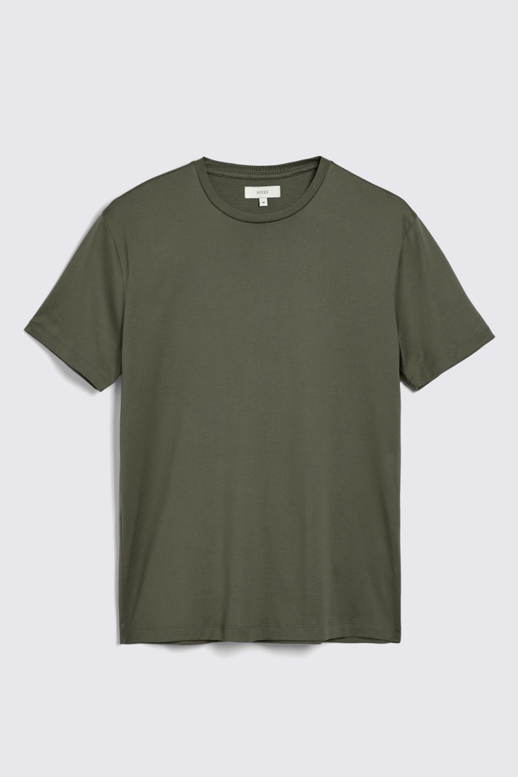 Light Grey Marl Crew Neck T-Shirt   Buy Online at Moss