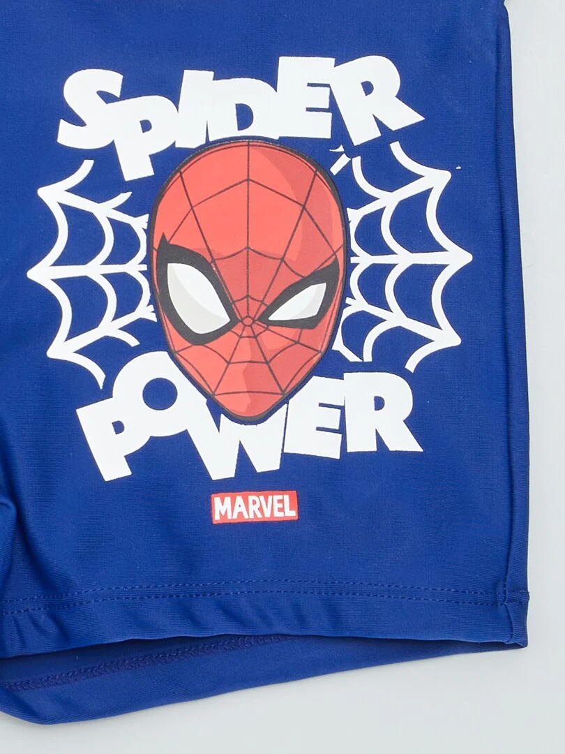 Boxer de bain 'Spider man' Bleu