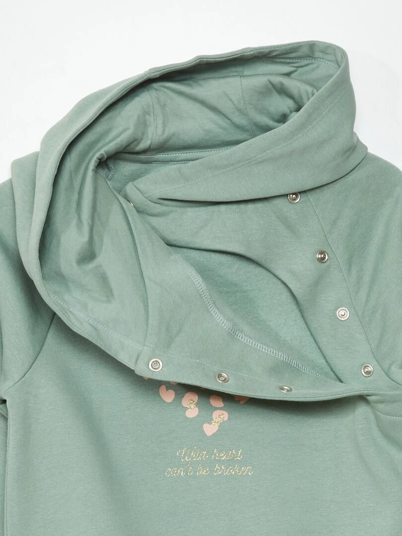 Sweat en molleton   So Easy   Blanc