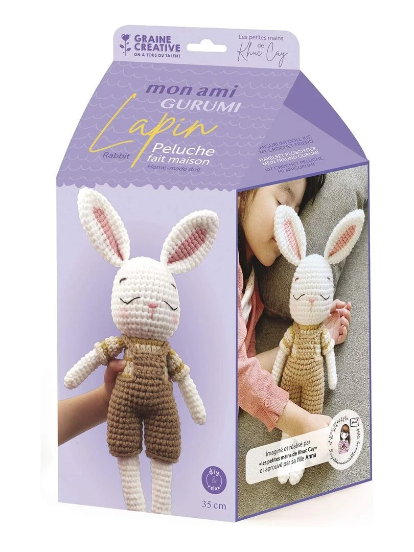 Ma peluche Amigurumi lapin en crochet   N/A