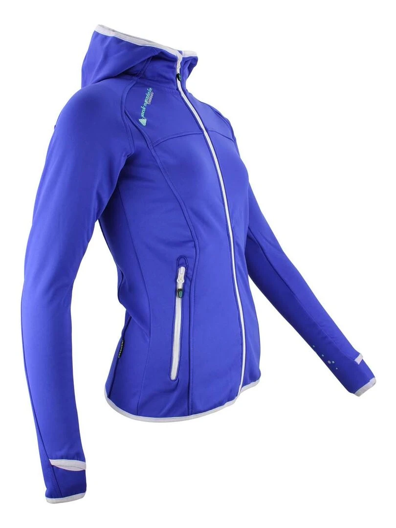Blouson polarshell femme ACAMPUS   Bleu