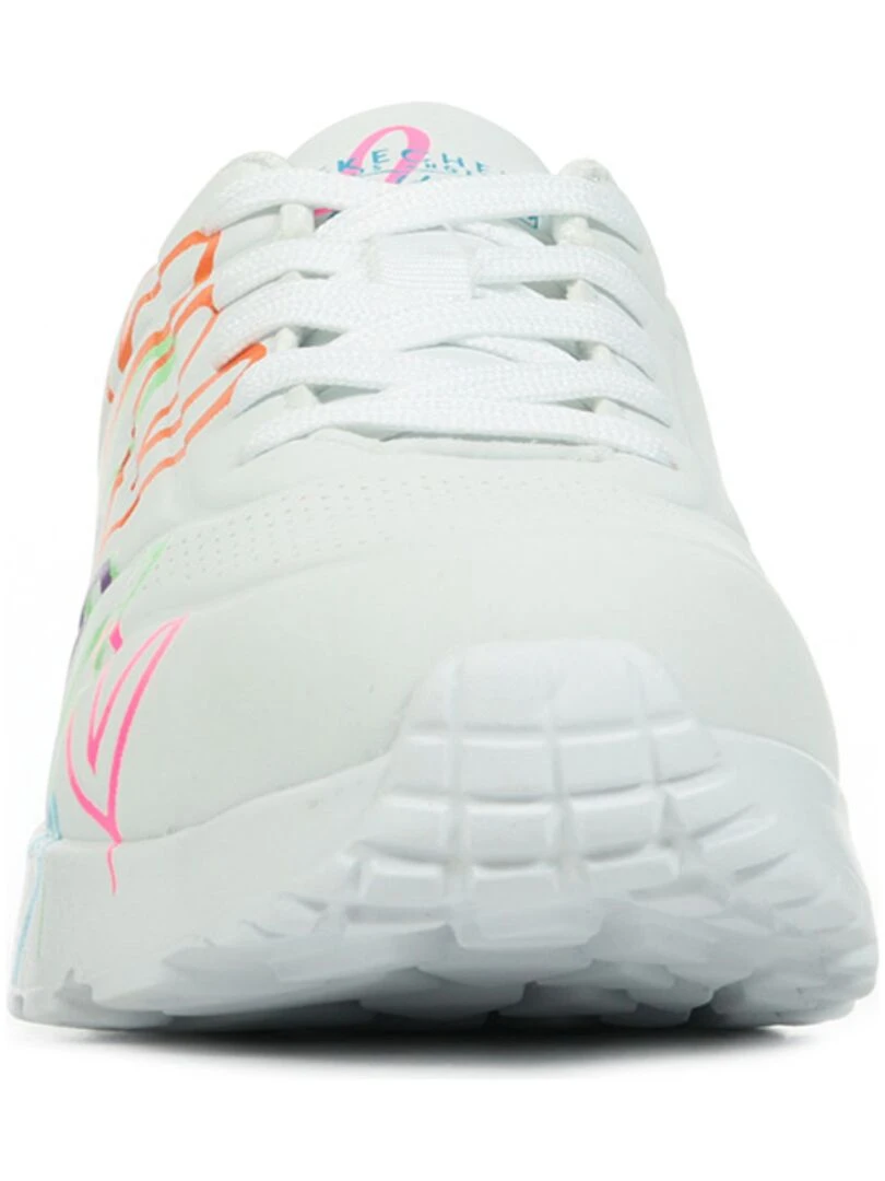 Baskets Skechers Uno Lite Spread The Love   Blanc