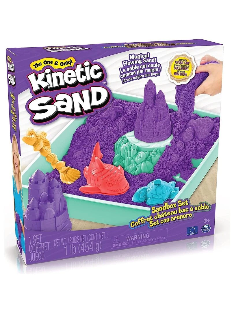 Sable kinétique Coffret château bac à sable   N/A