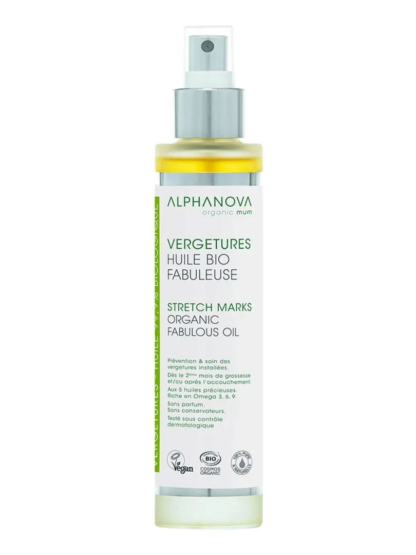 Huile vergetures bio Fabuleuse Multicolore
