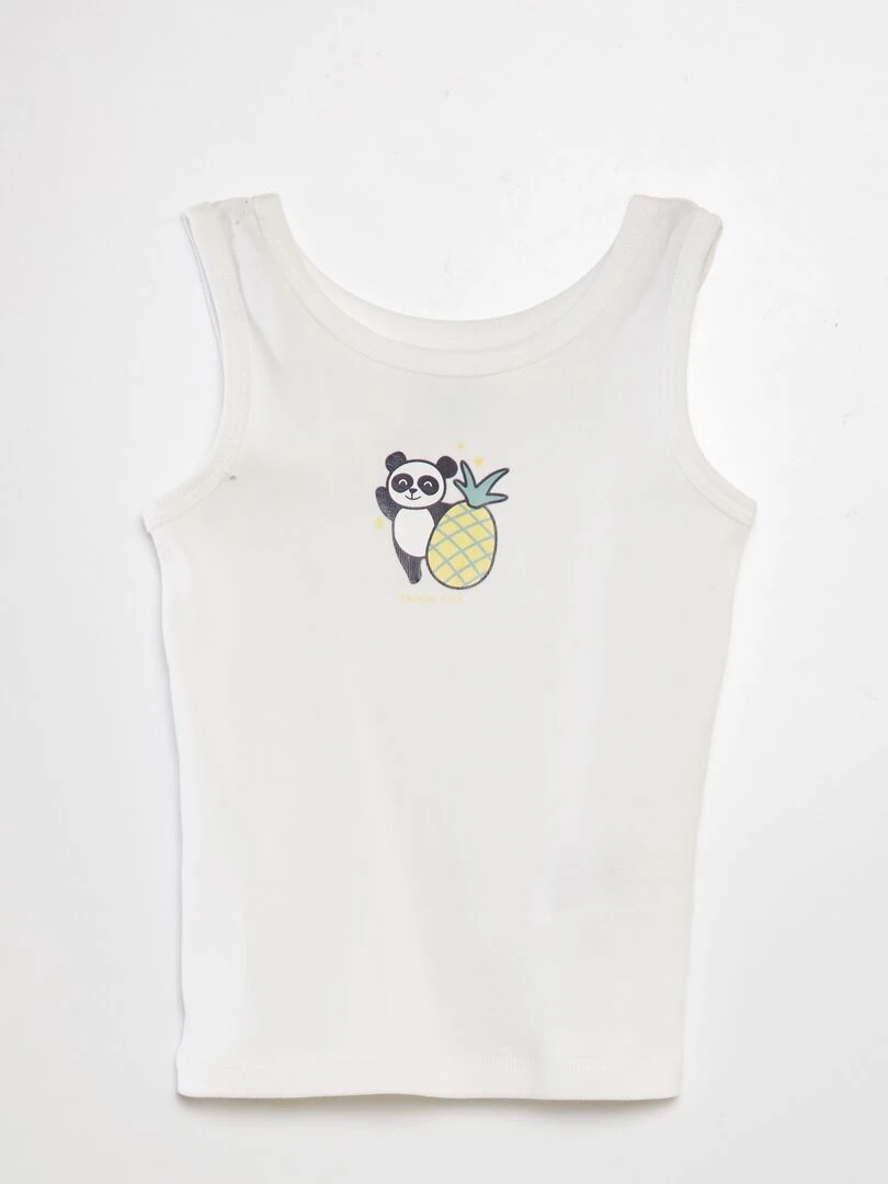 Lot de 2 bodies   Blanc