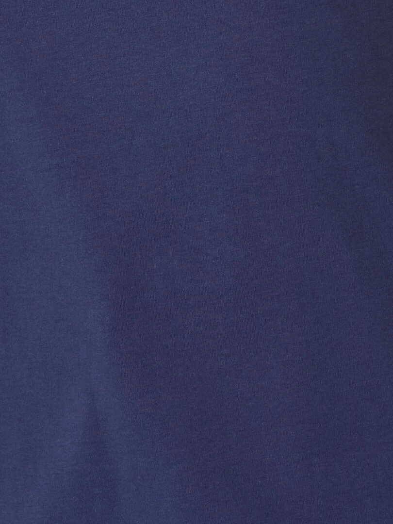 Tee shirt pur coton   Damart   Bleu marine
