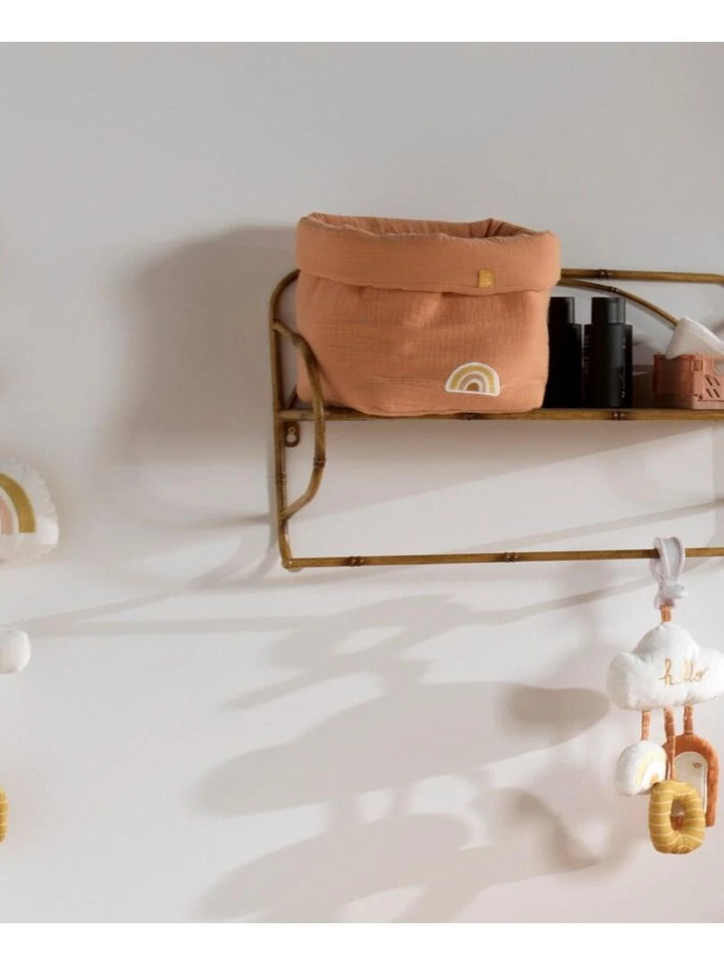 Jouet d'activités en velours blanc   SAUTHON   Blanc