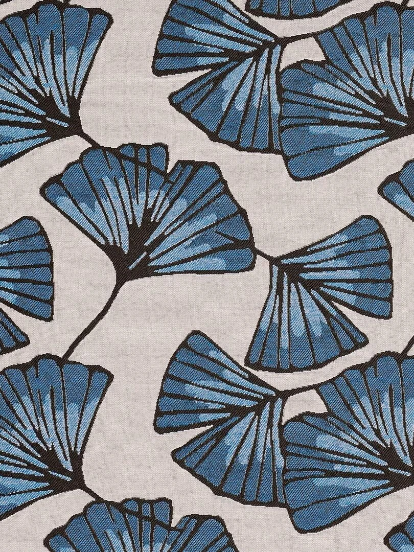 Housse de coussin Biloba Bleu
