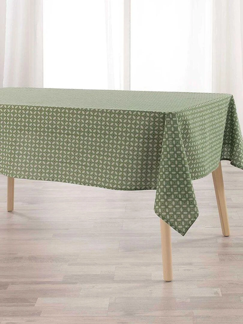 Nappe rectangulaire Valia   Vert