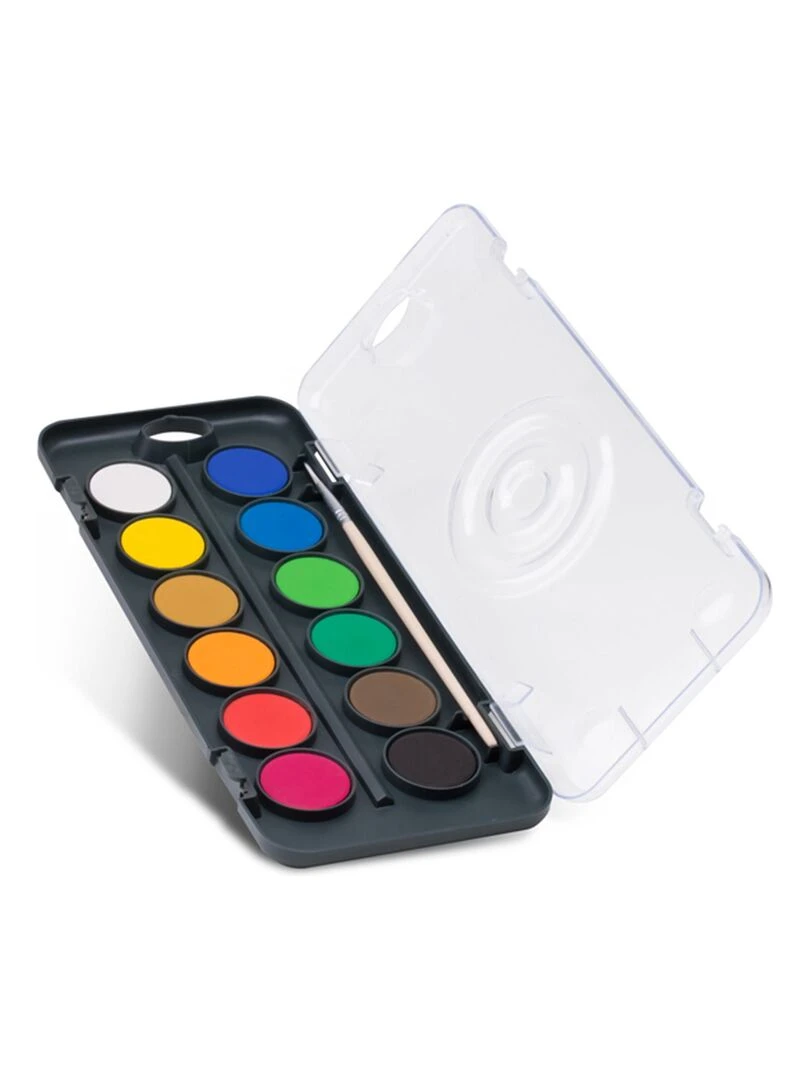 Palette d'aquarelle 12 godets Ø 30 mm N/A
