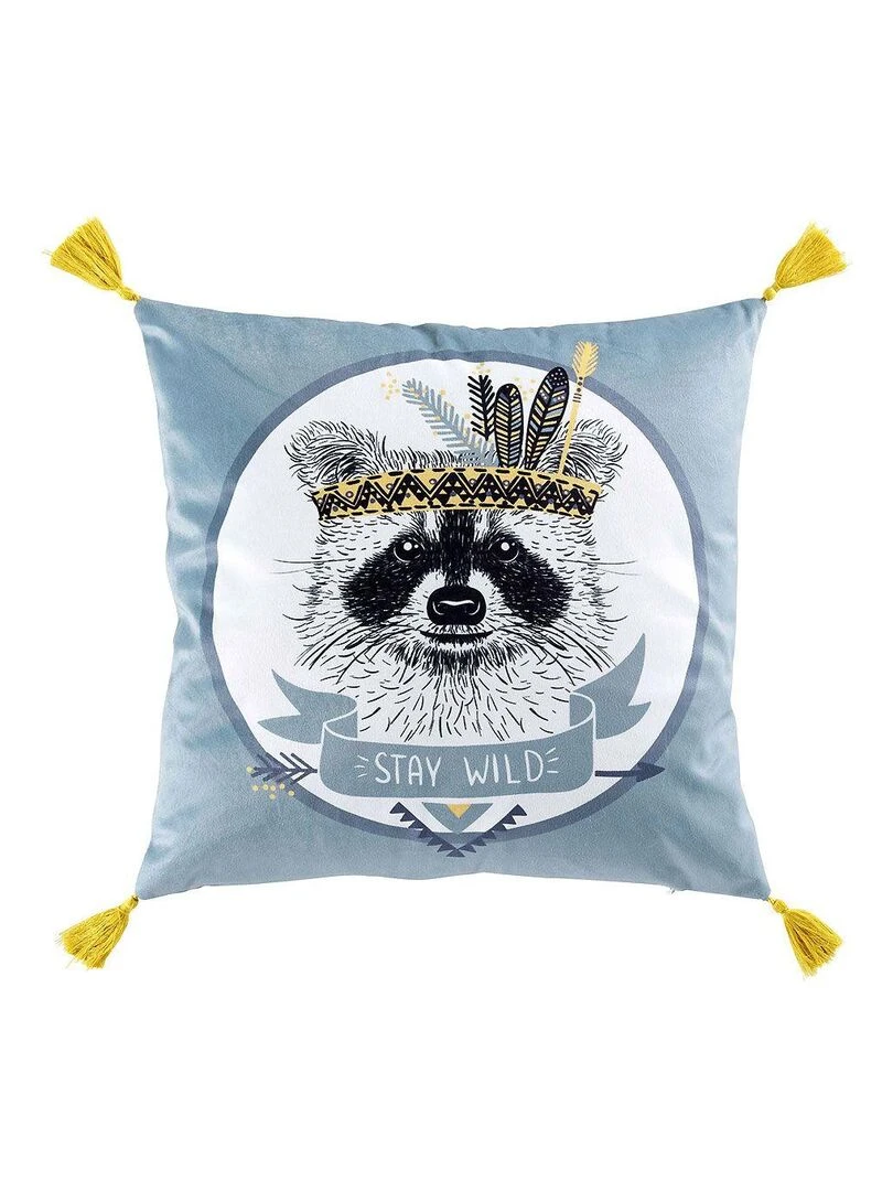 Coussin déco Filou Bleu