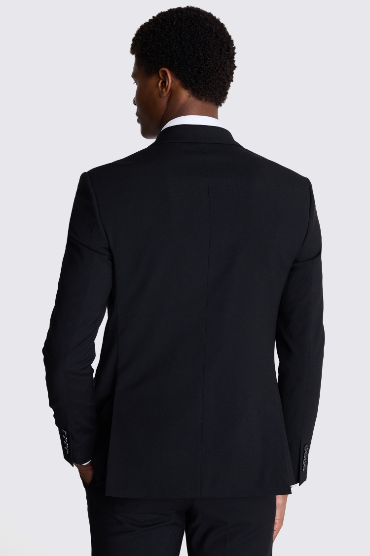Slim Fit Black Stretch Jacket   Buy Online at Moss