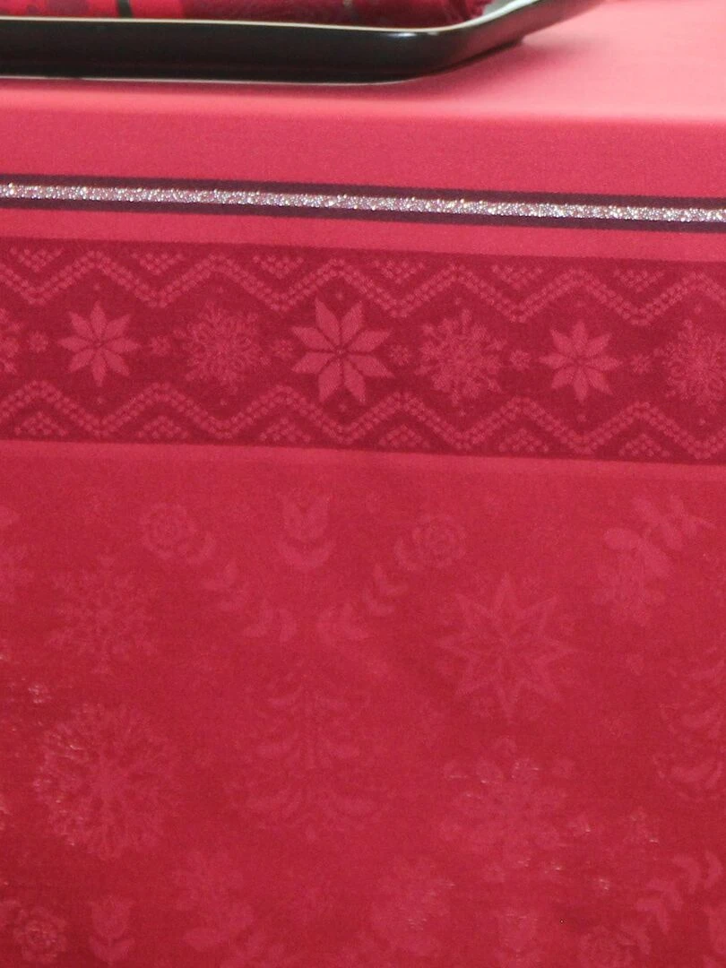 Nappe rectangulaire Natif   Rouge
