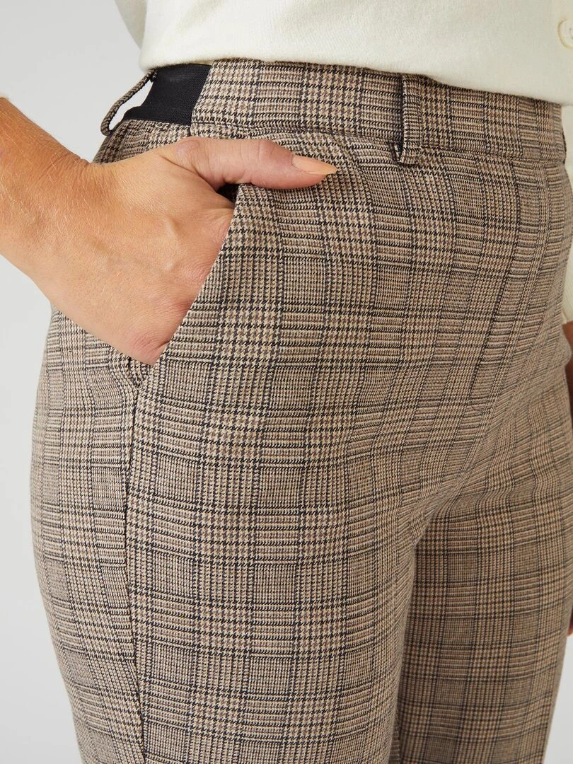 Pantalon 7/8ème enfilable bi stretch   Damart   Beige