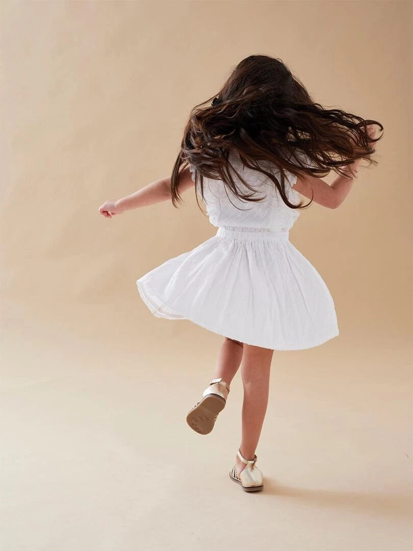 Robe cérémonie à volants Noukie's Blanc