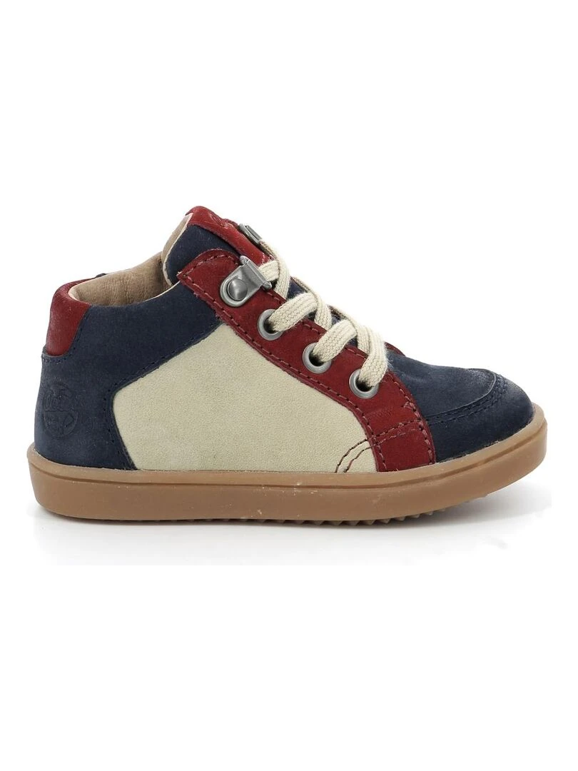 Sneakers hautes Cuir Woucity Bleu marine